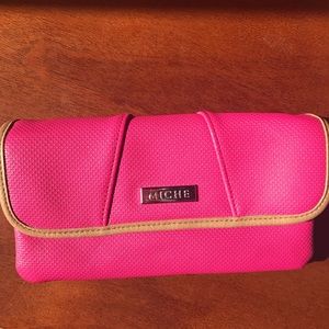 Pink miche wallet/clutch